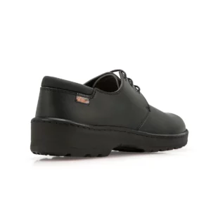Zapato de trabajo Dian NIZA negro, vista posterior