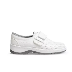 Zapato de trabajo Dian PREMIER blanco, vista lateral