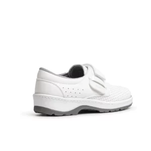 Zapato de trabajo Dian PREMIER blanco, vista posterior