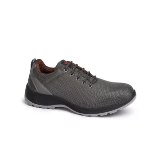 Zapatilla de seguridad Dian SELLA gris, vista tres cuartos