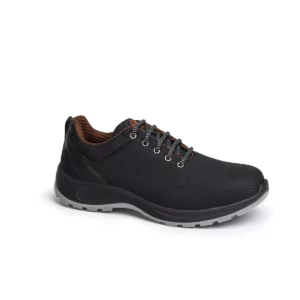Zapatilla de seguridad Dian SELLA negro, vista tres cuartos
