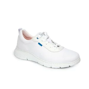 Zapatilla Dian SEUL blanco, vista tres cuartos.