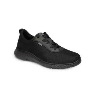 Zapatilla Dian SEUL negro, vista tres cuartos.