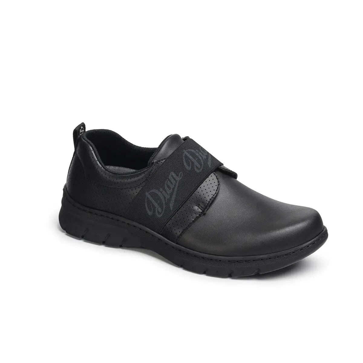 Zapatilla Dian SIENA 10 Zapatilla Dian SIENA negro, vista frontal elevada.