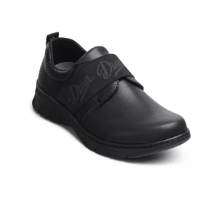 Zapatilla Dian SIENA negro, vista tres cuartos alternativa.