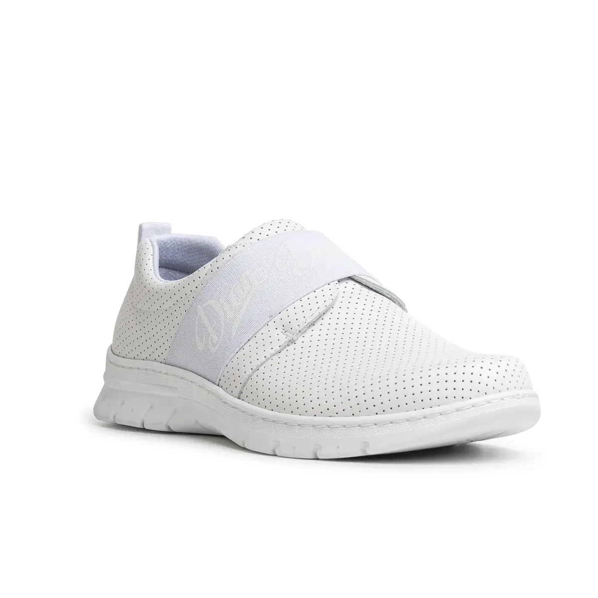 Zapatilla Dian SIENA PERFORADO 2 Zapatilla Dian SIENA PERFORADO blanco, vista tres cuartos alternativa.