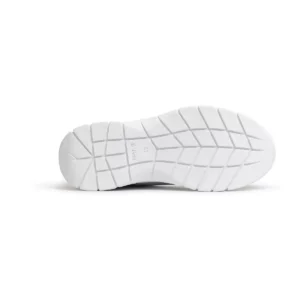 Zapatilla Dian SIENA PERFORADO blanco, vista suela.