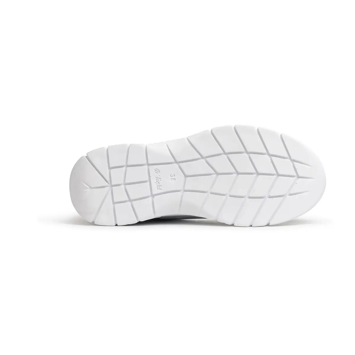 Zapatilla Dian SIENA PERFORADO 5 Zapatilla Dian SIENA PERFORADO blanco, vista suela.
