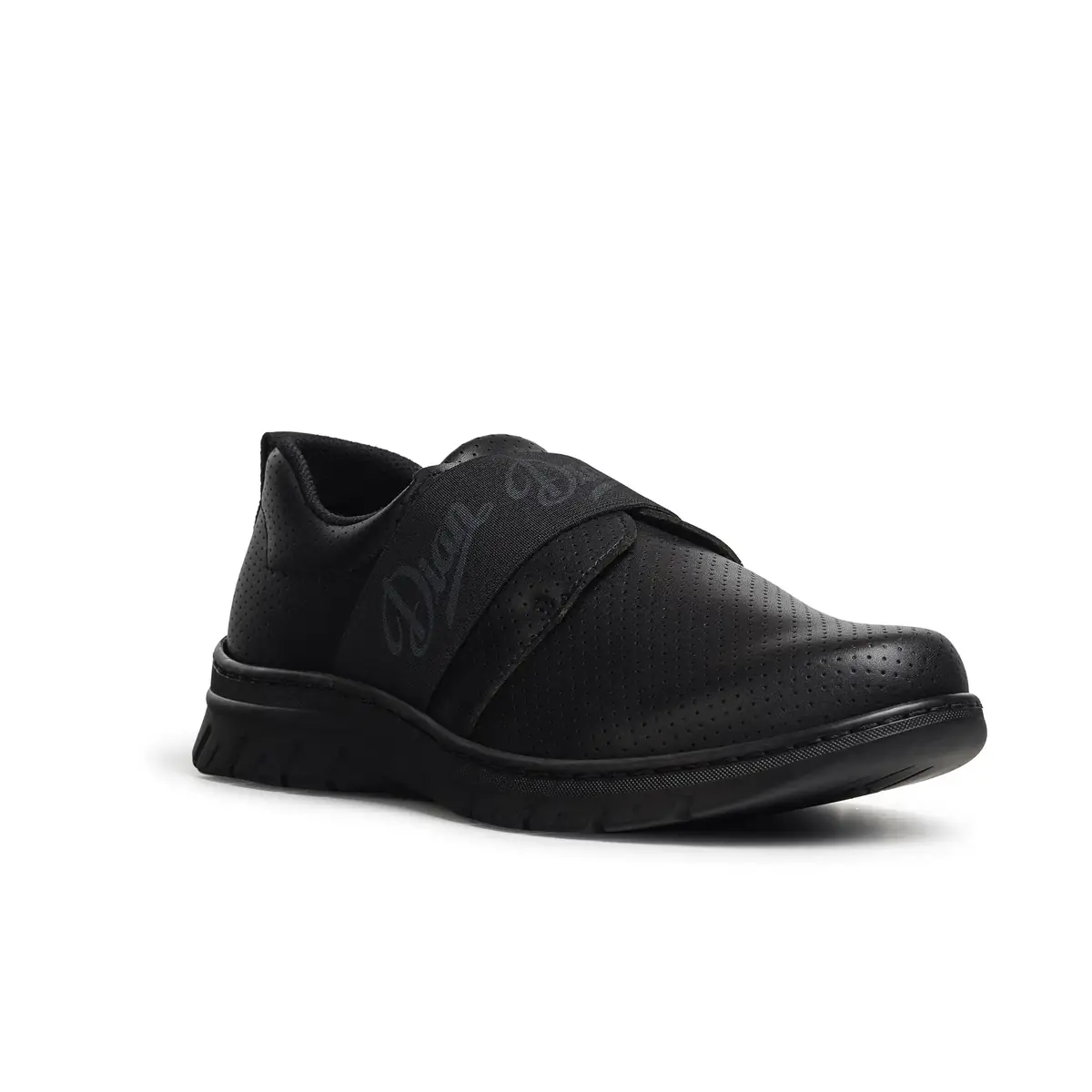 Zapatilla Dian SIENA PERFORADO 7 Zapatilla Dian SIENA PERFORADO negro, vista tres cuartos alternativa.