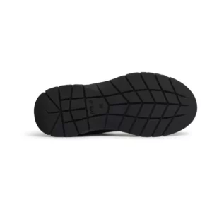 Zapatilla Dian SIENA PERFORADO negro, vista suela.