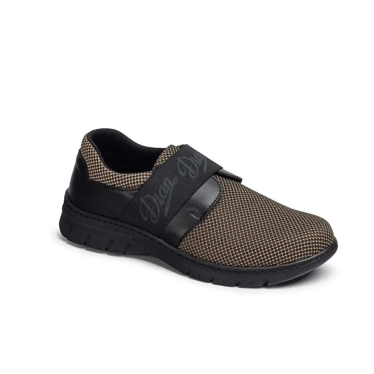 Zapatilla Dian SIENA TEX 4 Zapatilla Dian SIENA TEX beige, vista tres cuartos.