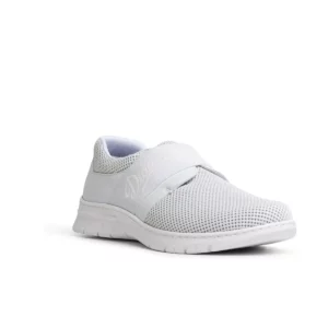 Zapatilla Dian SIENA TEX blanco, vista tres cuartos alternativa.