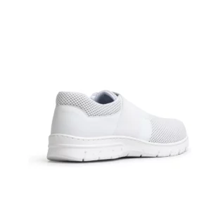 Zapatilla Dian SIENA TEX blanco, vista posterior.