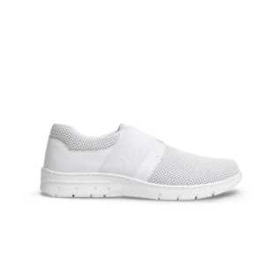 Zapatilla Dian SIENA TEX blanco, vista lateral.