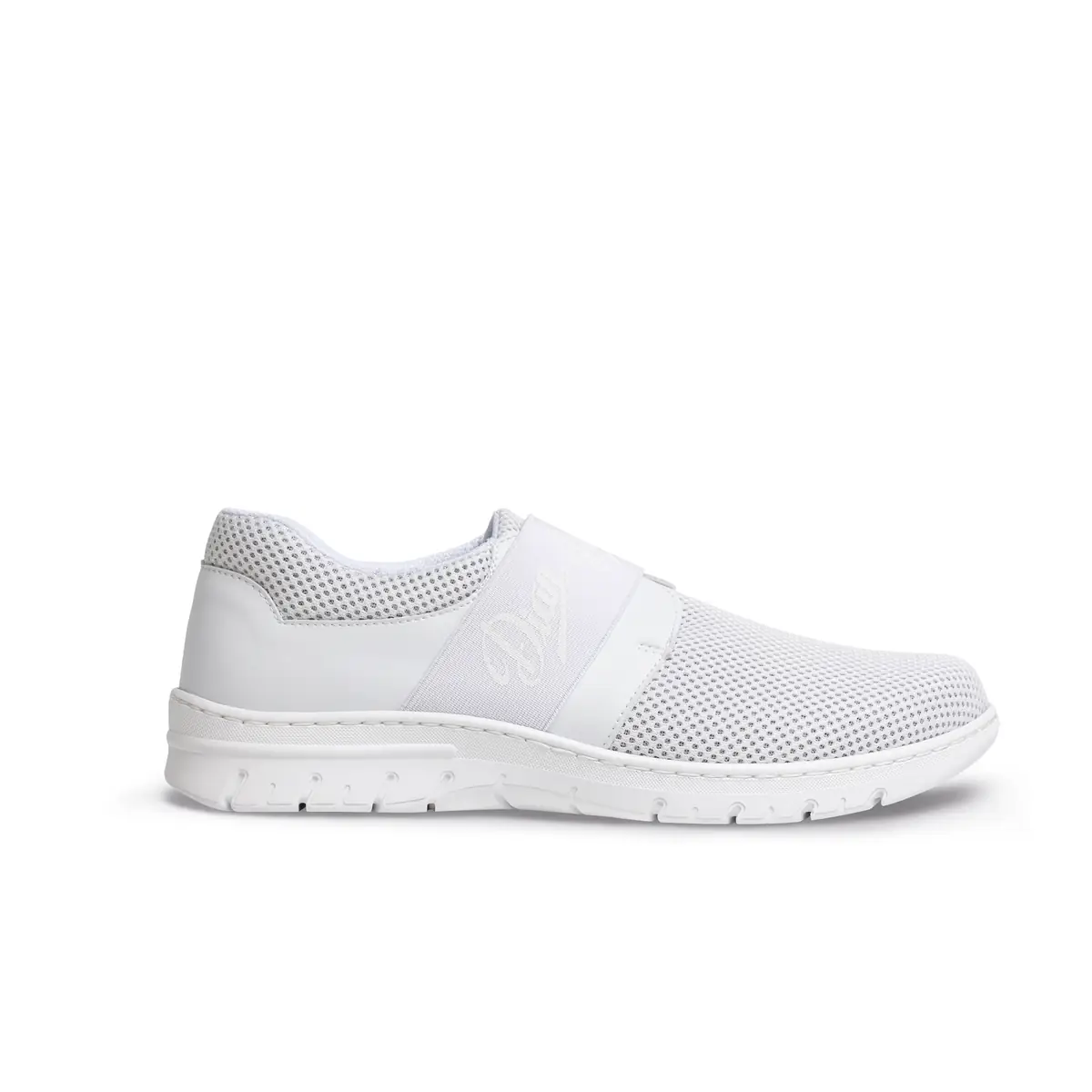 Zapatilla Dian SIENA TEX 7 Zapatilla Dian SIENA TEX blanco, vista lateral.