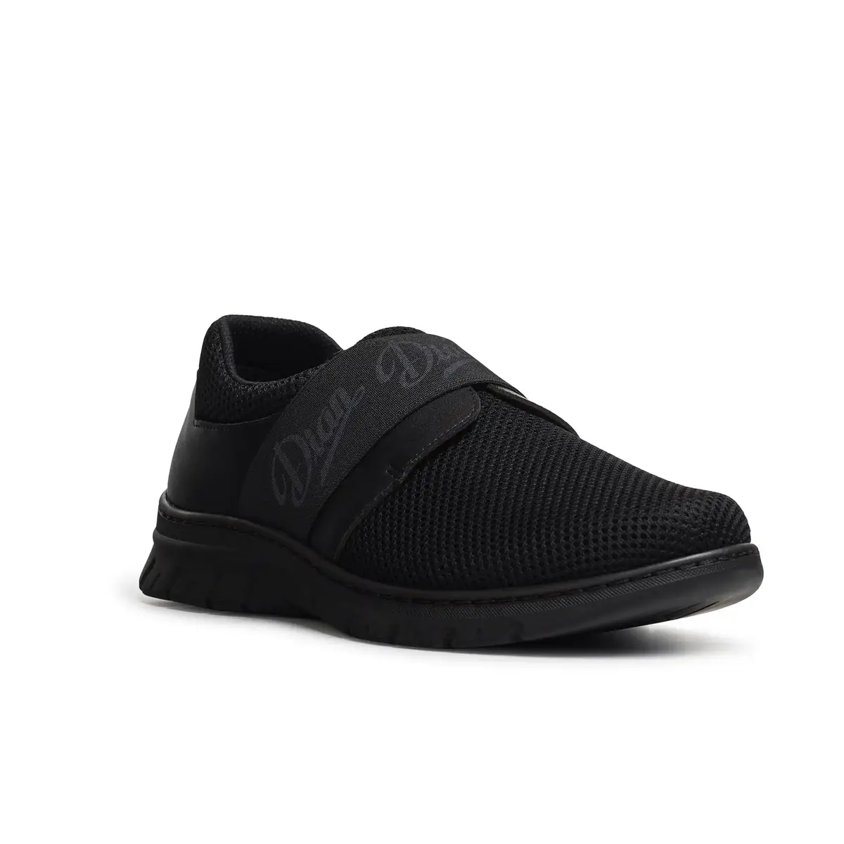 Zapatilla Dian SIENA TEX 14 Zapatilla Dian SIENA TEX negro, vista tres cuartos alternativa.