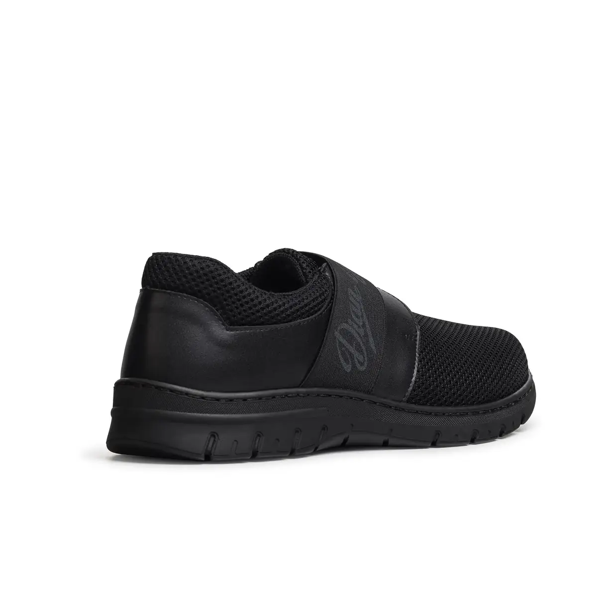 Zapatilla Dian SIENA TEX 16 Zapatilla Dian SIENA TEX negro, vista posterior.