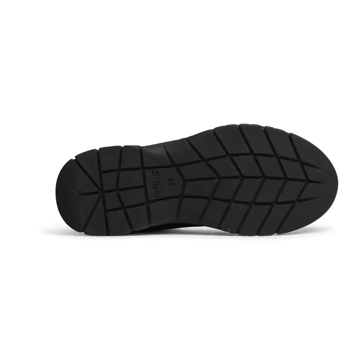 Zapatilla Dian SIENA TEX 17 Zapatilla Dian SIENA TEX negro, vista suela.