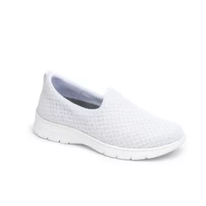 Zapatilla Dian VALENCIA PLUS blanco, vista tres cuartos.