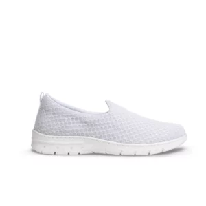 Zapatilla Dian VALENCIA PLUS blanco, vista lateral.