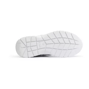 Zapatilla Dian VALENCIA PLUS ESTAMPADO blanco, vista suela.