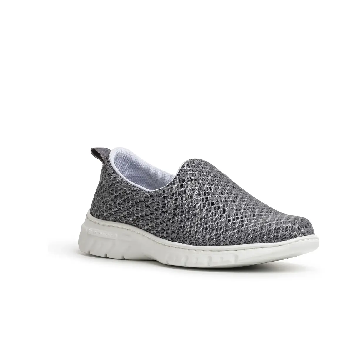 Zapatilla Dian VALENCIA PLUS 24 Zapatilla Dian VALENCIA PLUS gris, vista tres cuartos alternativa.
