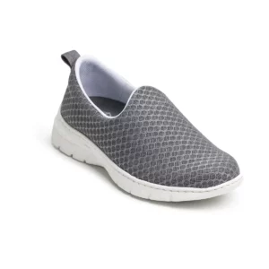 Zapatilla Dian VALENCIA PLUS gris, vista frontal elevada.