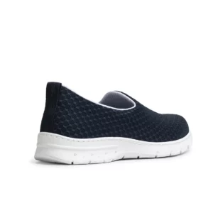 Zapatilla Dian VALENCIA PLUS marino, vista posterior.