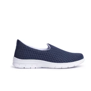 Zapatilla Dian VALENCIA PLUS marino, vista lateral.