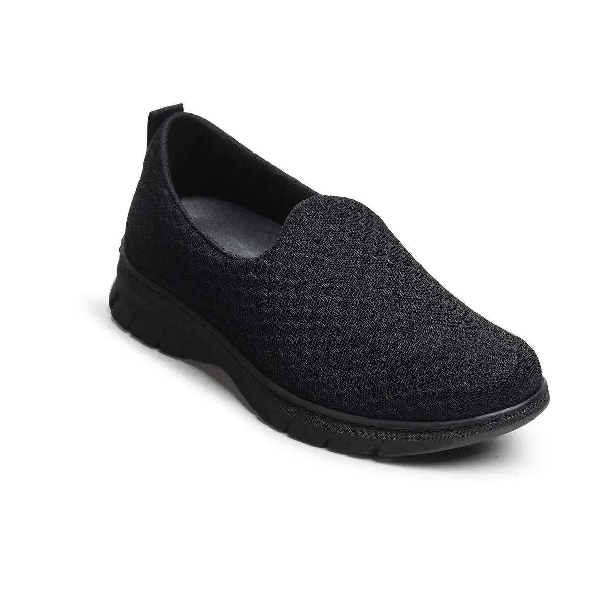 Zapatilla Dian VALENCIA PLUS 11 Zapatilla Dian VALENCIA PLUS negro, vista frontal elevada.