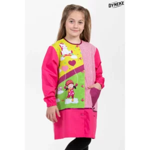 Bata infantil 'saltarina unicornio' Dyneke 0104227: vista frontal con modelo.