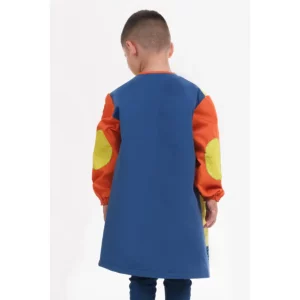 Bata infantil pistacho números Dyneke 0172872: vista trasera con modelo.