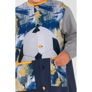 Bata infantil balon campeon Dyneke 0181583: detalle frontal con modelo.