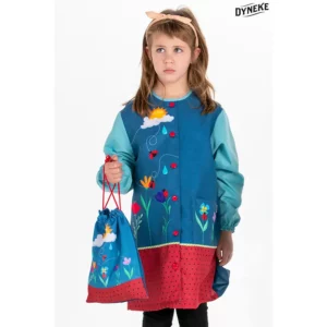Bata infantil mariquita Dyneke 0184548: vista frontal con modelo.