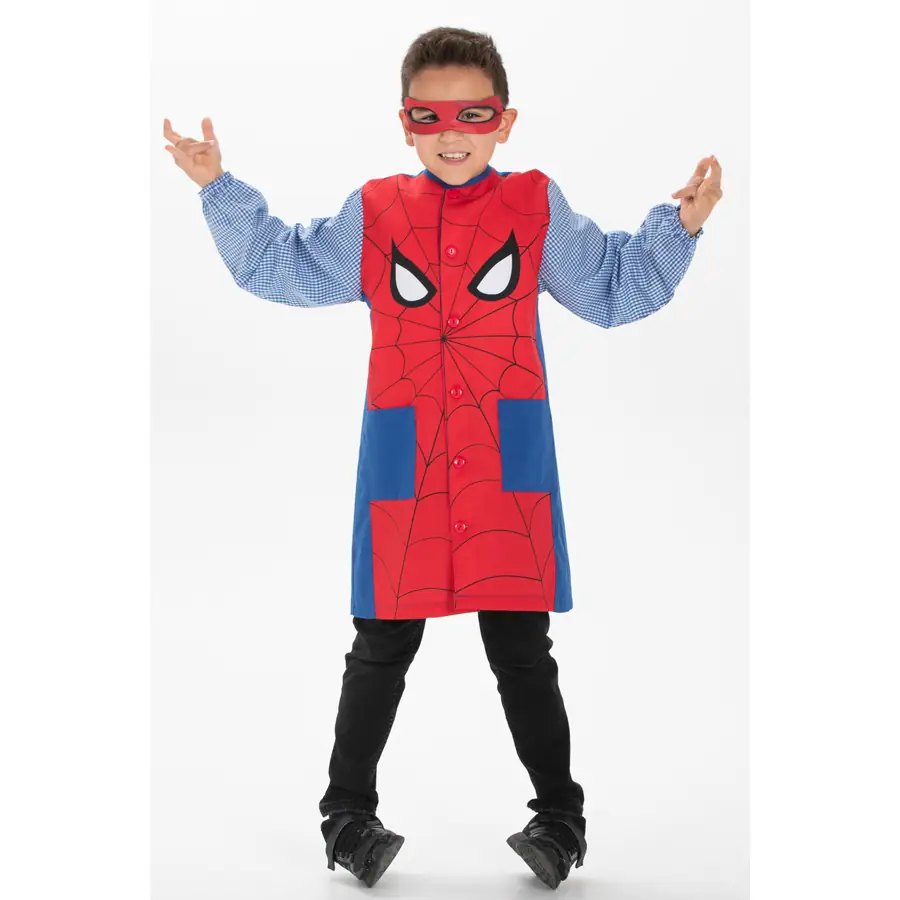 Bata infantil Dyneke 0186041 superhéroe 2 Bata infantil heroe Dyneke 0186041: vista frontal con modelo.