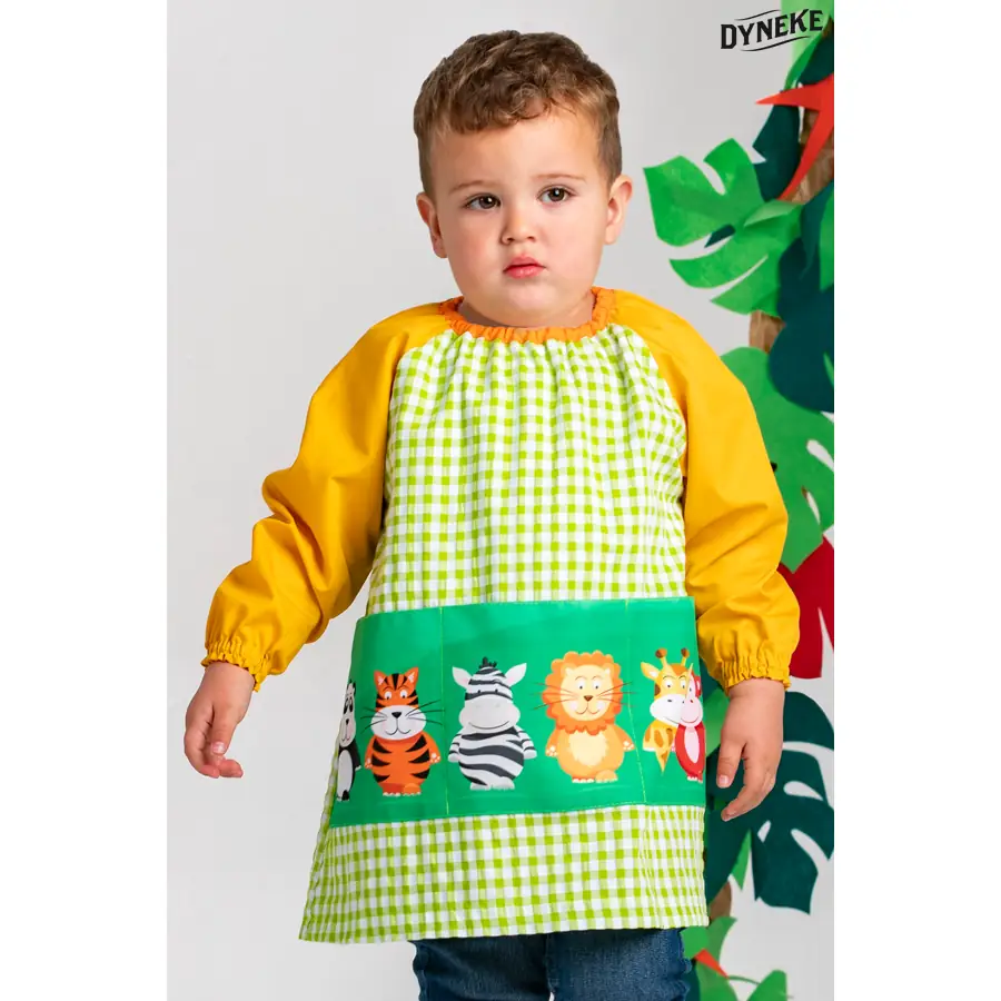 Babi infantil Dyneke 0983971 animales Be happy 1 Babi guardería animales be happy Dyneke 0983971: vista frontal con modelo.