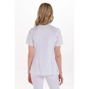 Chaqueta elástica m/c mujer Dyneke 8123500: vista trasera con modelo.