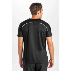 Blusón sanitario rejilla sport negro Dyneke 8181571: vista trasera con modelo.