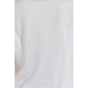 Chaqueta imperial mujer microfibra blanca m/l Dyneke 8190570: detalle del tejido blanco.
