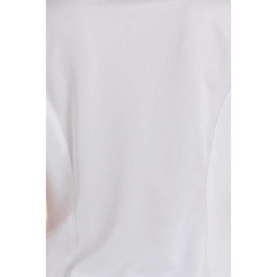 Chaqueta Dyneke 8190570 mujer blanca tirilla larga 3 Chaqueta imperial mujer microfibra blanca m/l Dyneke 8190570: detalle del tejido blanco.