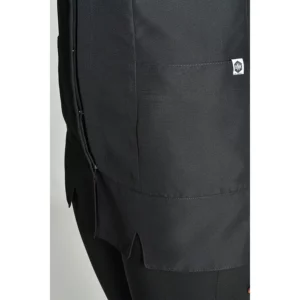 Chaqueta imperial mujer microfibra negra m/l Dyneke 8190571: detalle del bolsillo lateral.