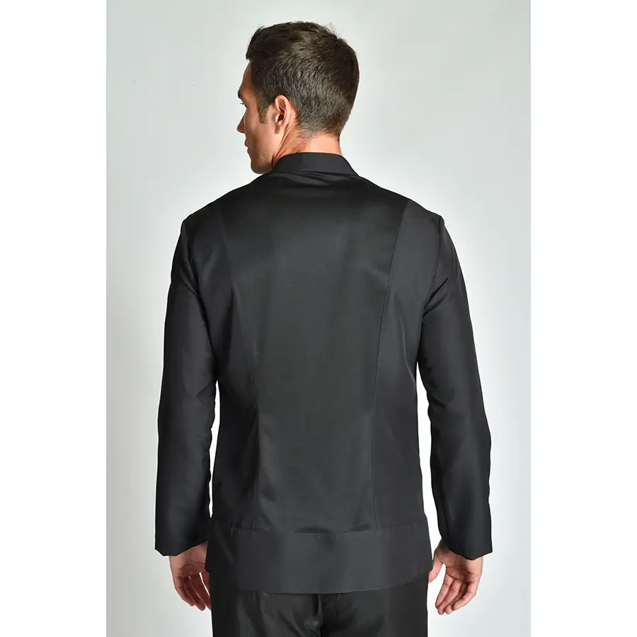 Chaqueta Dyneke 8191571 Imperial de hombre 2 Chaqueta imperial hombre microfibra negra m/l Dyneke 8191571: vista trasera con modelo.