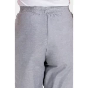 Pantalón pijama clásico sin bolsillos Dyneke 8201844: detalle trasero de la cintura elástica.