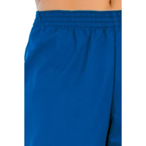 Pantalón clásico azulina Dyneke 8201846: detalle de la cintura elástica.