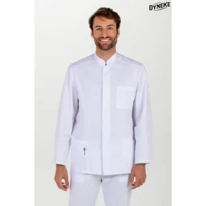 CHAQUETA BLANCA 8252 Dyneke 8252700: vista frontal con modelo.