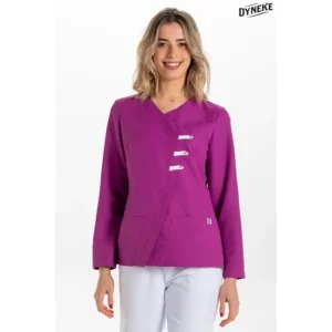 Chaqueta presillas m/l pÚrpura Dyneke 8258568: vista frontal con modelo.