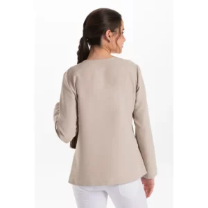 Chaqueta presillas m/l beige Dyneke 8258569: vista trasera con modelo.