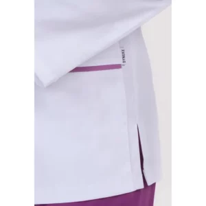 Chaqueta hombre doble vivo morado cremallera m/l Dyneke 8339859: detalle del bolsillo y abertura lateral.