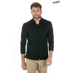 Chaquetilla negra PREMIUM hombre Dyneke 8455111: vista frontal con modelo.