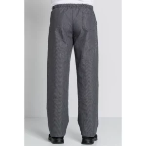 Pantalón chef con bolsillos Dyneke 8540635: vista trasera del pantalón con modelo.